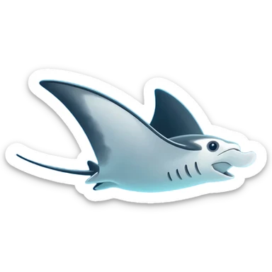 Ray (manta) sticker