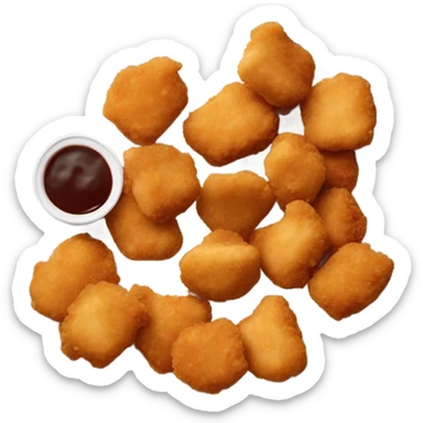 chick fil a chicken nuggets  sticker