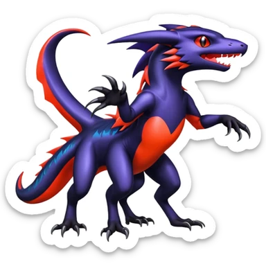 Shiny Epic Badass Noibat-Salandit-Litten-Hybrid sticker