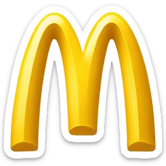 mcdonald please sign sticker