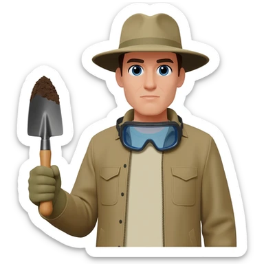 archaeologist sticker