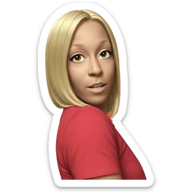 blonde boy portrait closeup sticker