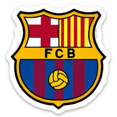Fc Barcelona logo sticker
