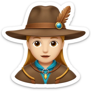 explorer hat sticker