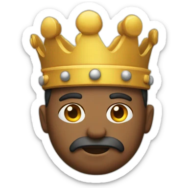 Rugged skill with a crown sticker