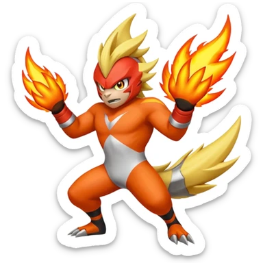 Blaziken (full body) sticker