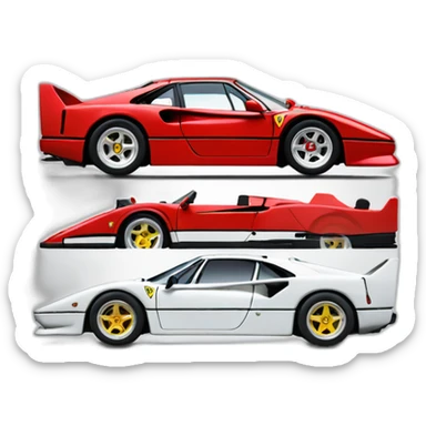 Ferrari F40 side sticker
