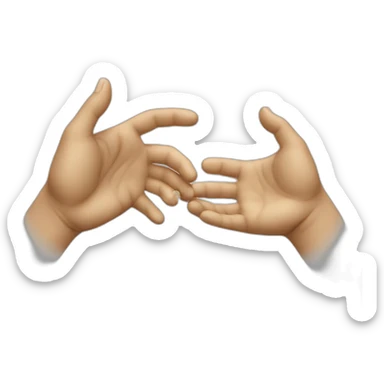 hands the creation of adam sticker