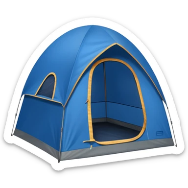small dome tent sticker