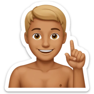 beni işaret eden bir insan sticker