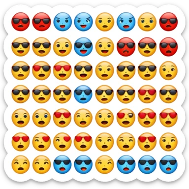 Random sassy useful emojis that don’t already exist sticker