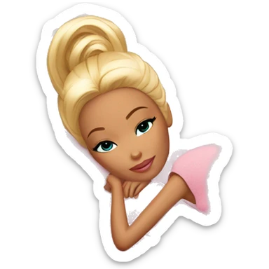 Barbie dormir  sticker