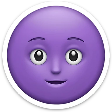 Rond violet normal sticker