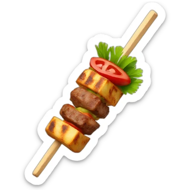 kebab skewer sticker