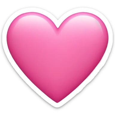 pink heart sticker