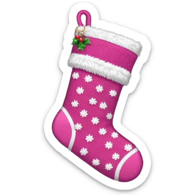 Natale rosa sticker