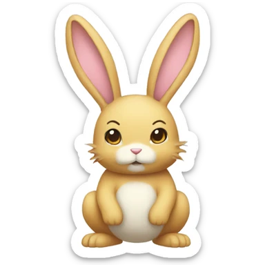 Fakemon-Bunny full body sticker