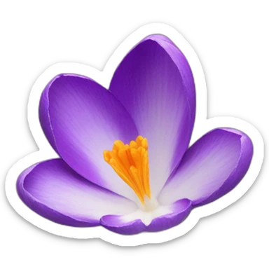 crocus sticker