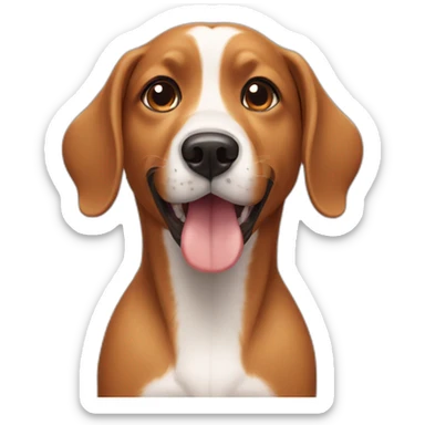 dog caramel sticker