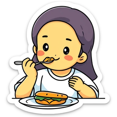 Heba eat sticker