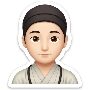 Zen as a person sticker