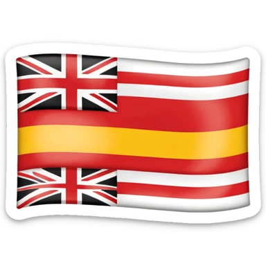 Aboriginal Australians flag without the Union Jack  sticker