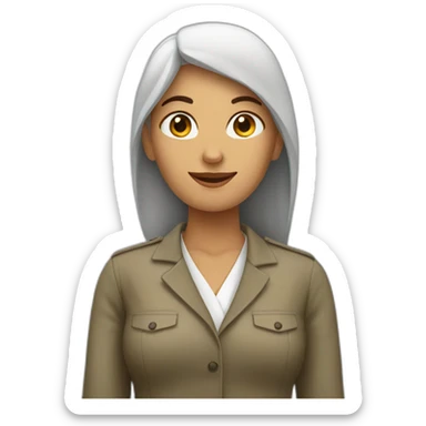 israeli woman in Denmark sticker