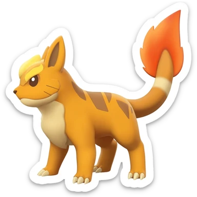 Noibat-Nargacuga-Litten-Torracat-fusion-Fakemon-Pokémon-creature  sticker