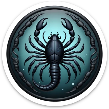 Scorpio zodiac sign sticker