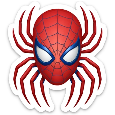 Tobey Maguire Spiderman logo  sticker