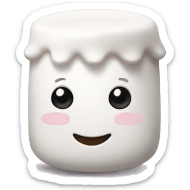 Marshmallow  sticker