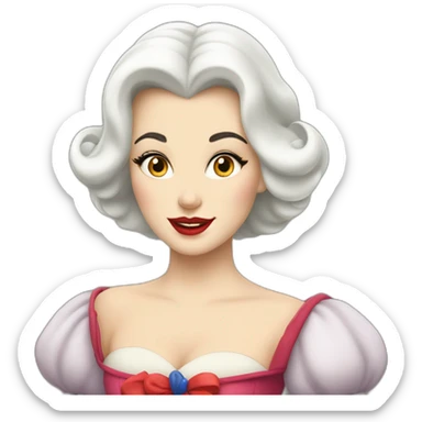 Blanche neige sticker