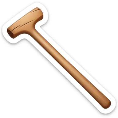 a snapped stick sticker