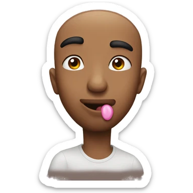 My boyfriend blowing a kiss sticker