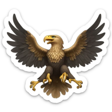 two-headed eagle sticker