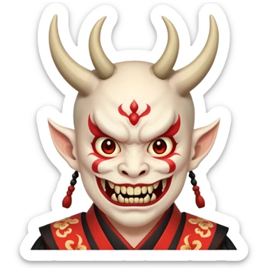 demonio japones sticker