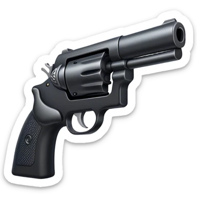 gun, shot sticker