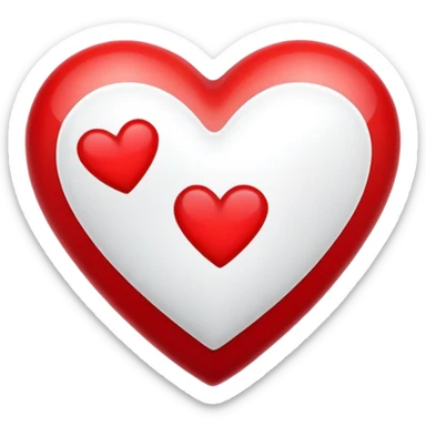 A red heart saying rebel sticker
