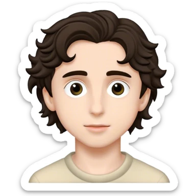 Timothée Chalamet sticker
