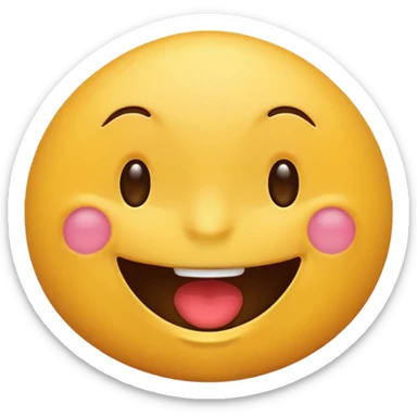 Laugh emoji sticker