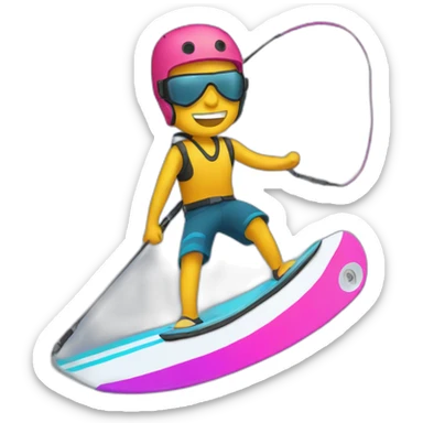 Wakeboard sticker