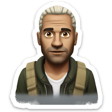 michael de santa from gta v sticker