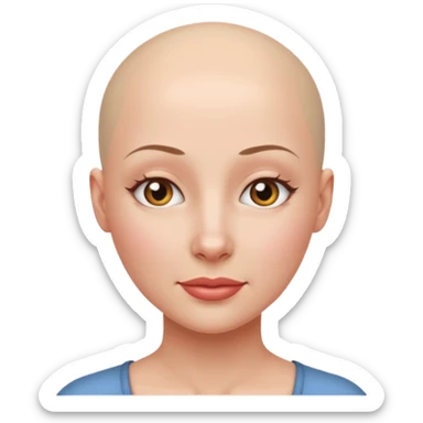 exploid headed woman sticker