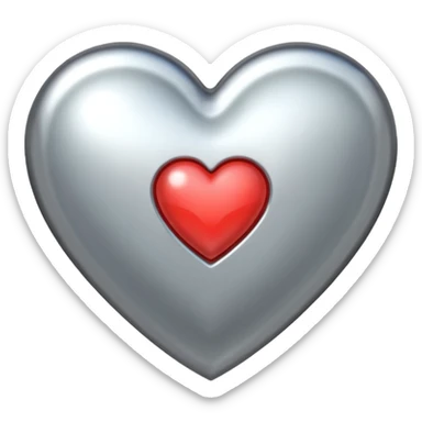 Sr inside heart sticker