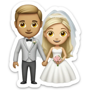 Wedding sticker