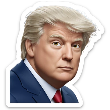 handsome man in formal attire sticker