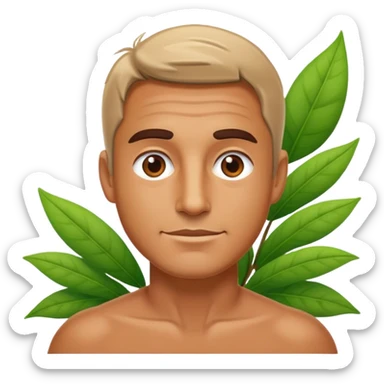 man nature activist sticker