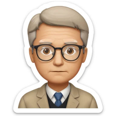 professor in the Money Heist TV show sticker