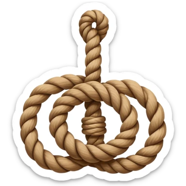 rope with single knot



















 sticker
