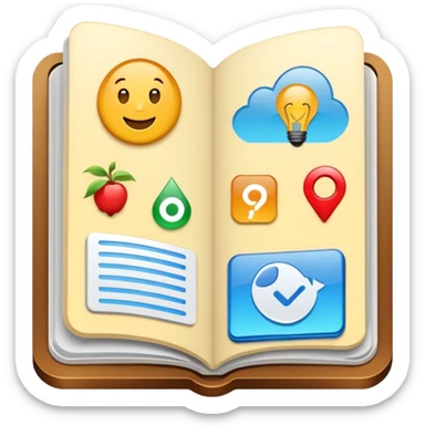 interfaccia online semplice. Learning Hub - Ambiente digitale che raccoglie contenuti, risorse e moduli formativi in un unico spazio navigabile.
 sticker